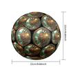 Steampunk Turtle Oasis Round Football Size 5 Adult Ball Suitable for Training Matches and Outdoor Team.