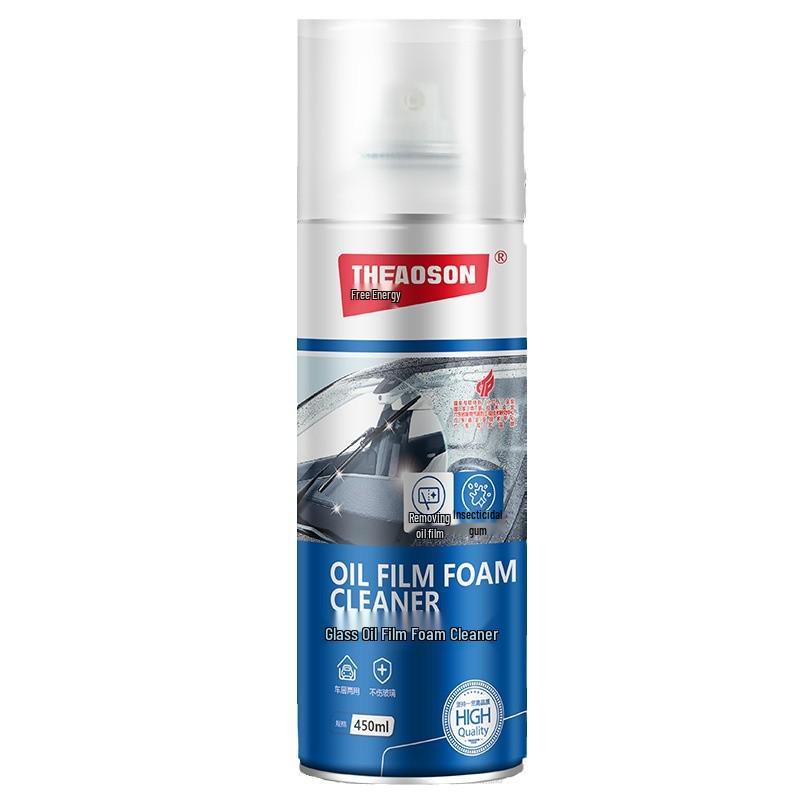 Powerful Windshield Oil Film Remover and Rainproof Foam Cleaner