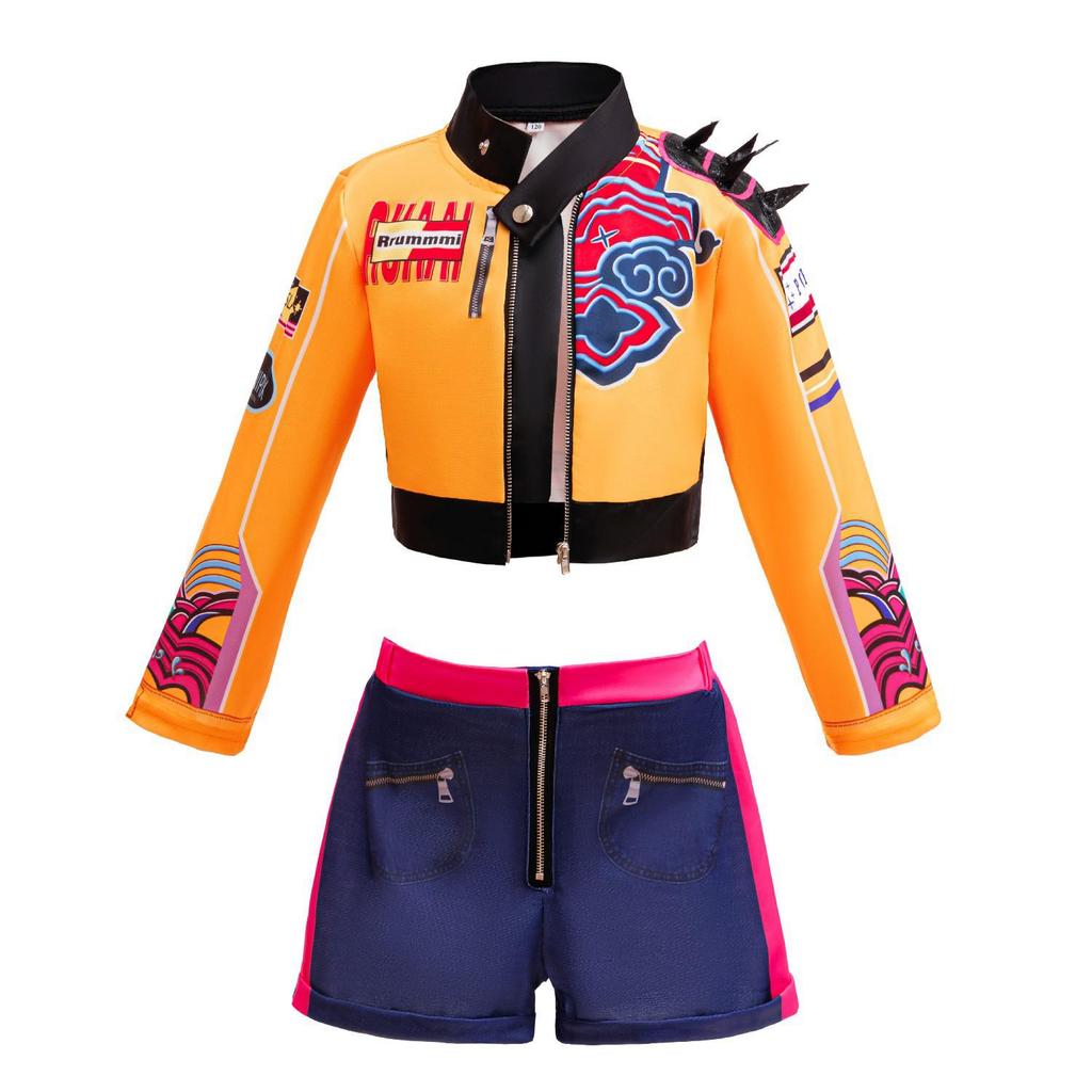 Set Costum Cosplay Echipa Vânătorilor de Demoni Stil Rumi K-POP pentru Fete - BB24