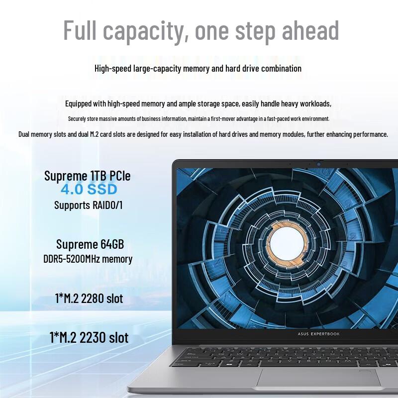 ASUS ExpertBook 6 15.6-inch Business Laptop (CN version)