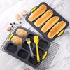 Silicone Bread Mold Set, Four-Grid and Six-Grid Nonstick Baking Pan, Heat-Resistant Bakeware for Homemade Bread, Kitchen Baking Tools