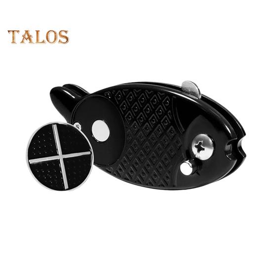 

Инструмент для ремонта дерна для гольфа Инструмент для ремонта дерна из нержавеющей стали с магнитным маркером мяча Складной металлический зеленый инструмент с выдвижной кнопкой Аксессуар для гольфа чёрный