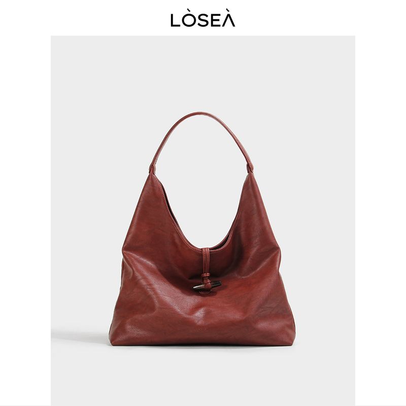

Losea Original Shadow Bamboo New Chinese Style Normcore Large Capacity Totes Women s Bag Red Shoulder Bag Wedding Bag Red