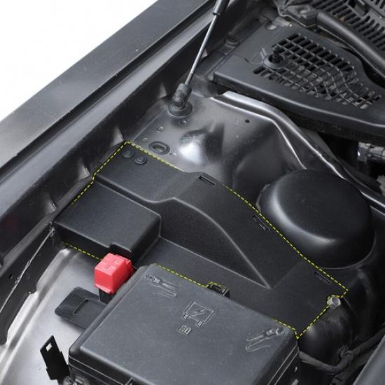 Black Engine Side Wire Dust Cover Trim for Dodge Charger 2011+ /Challenger 2015+