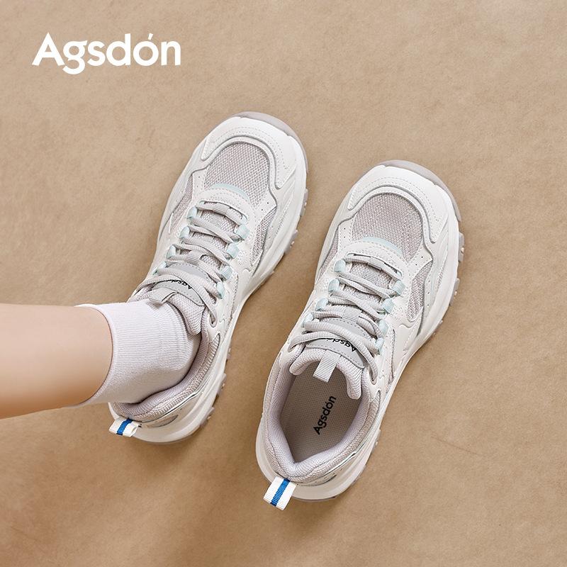 Augustine Dad Shoes New Autumn Platform Lightweight Casual Shoes Outdoor Mountaineering Little White Sports Shoes