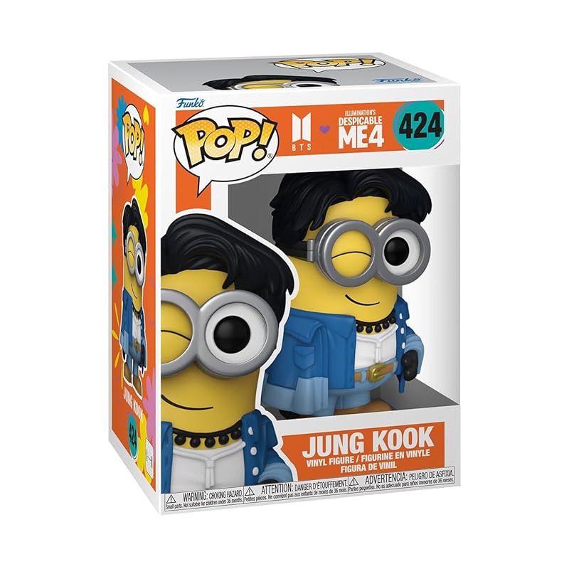 

minions x BTS bangtan boys figure Funko POP! Rocks: Minions - JUNG KOOK (MINION) funko