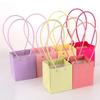 10pcs Christmas Gift Flower Kraft Paper Handbag Flower Arrangement Portable Box Rectangular Trapezoidal Flower Handheld Gift Box