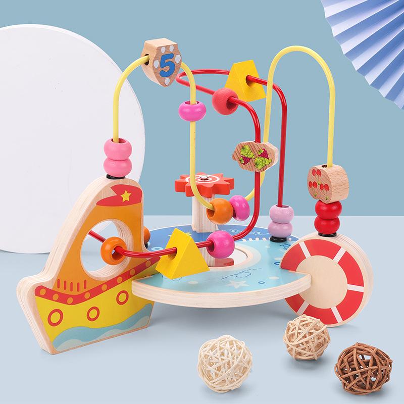 Baby Children Beads Multifunctional Educational Power Brain Toys Beads Boys and Girls 0 Babies 1 2 Years Old 3 Early Education