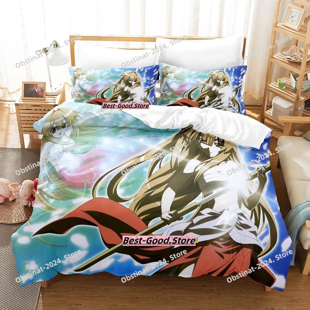 Seto No Hanayome My Bride Is A Mermaid Set Biancheria da Letto Singolo Twin Full Queen King Size Set per Letto Camera da Letto Adulti Set Copripiumino Anime