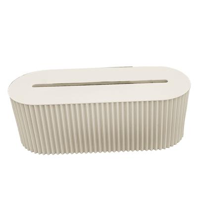Cable Management Box Innovative Simple Desk Power Cover Cord Holder Outlet Cord Storage Box White