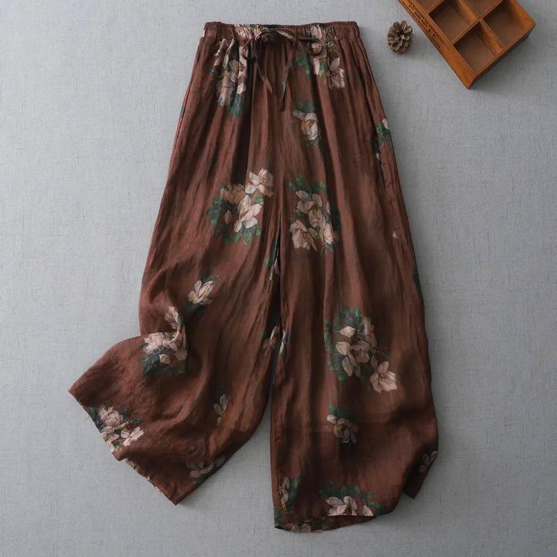 Pants for Women High Waist Long Trousers Plus Size Thickened Stretchy Versatile Casual Wide Leg Pants