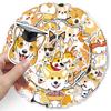 50PCS Corgi Graffiti Stickers - Cartoon Animal Waterproof Decals for DIY Phone Cases, Water Bottles, Luggage