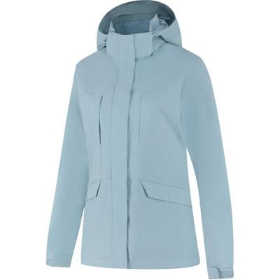 Solid Color Zipper Hooded Breathable Versatile Sports Jacket Women Jackets Fish-Eye-Green AFDUA20-5