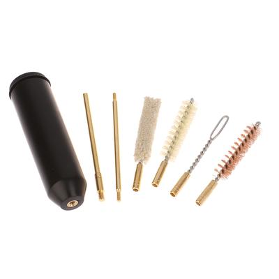 For Pistols Cal.38/357/9Mm Outdoor Gun Cleaning Tools 7Pcs/Set Hand Gun Rod Brush Pocket Size Pistol Cleaning Kit
