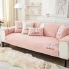 Cartoon Lamb Wool Sofa Cushion  Autumn And Winter New Thickened Seat Cushion High-End Non-Slip Sofa Cover Cover Cloth