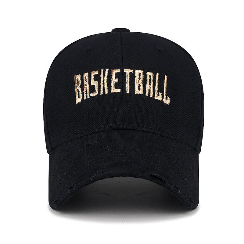 Zhenyueqi Embroidered Distressed Curved Brim Baseball Cap