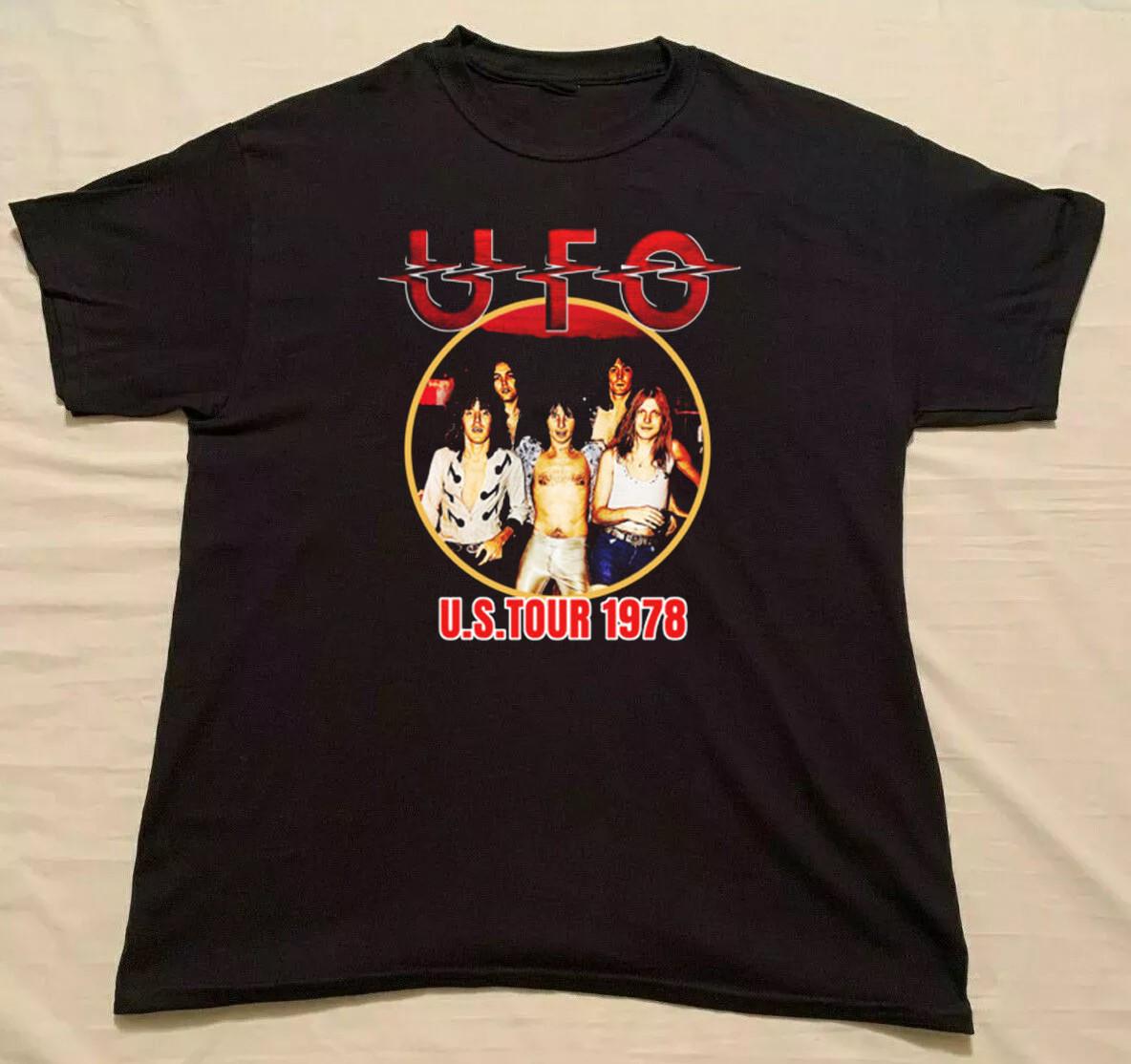NEW! UFO band Black cotton Shirt Full size S-5XL BS1584 S