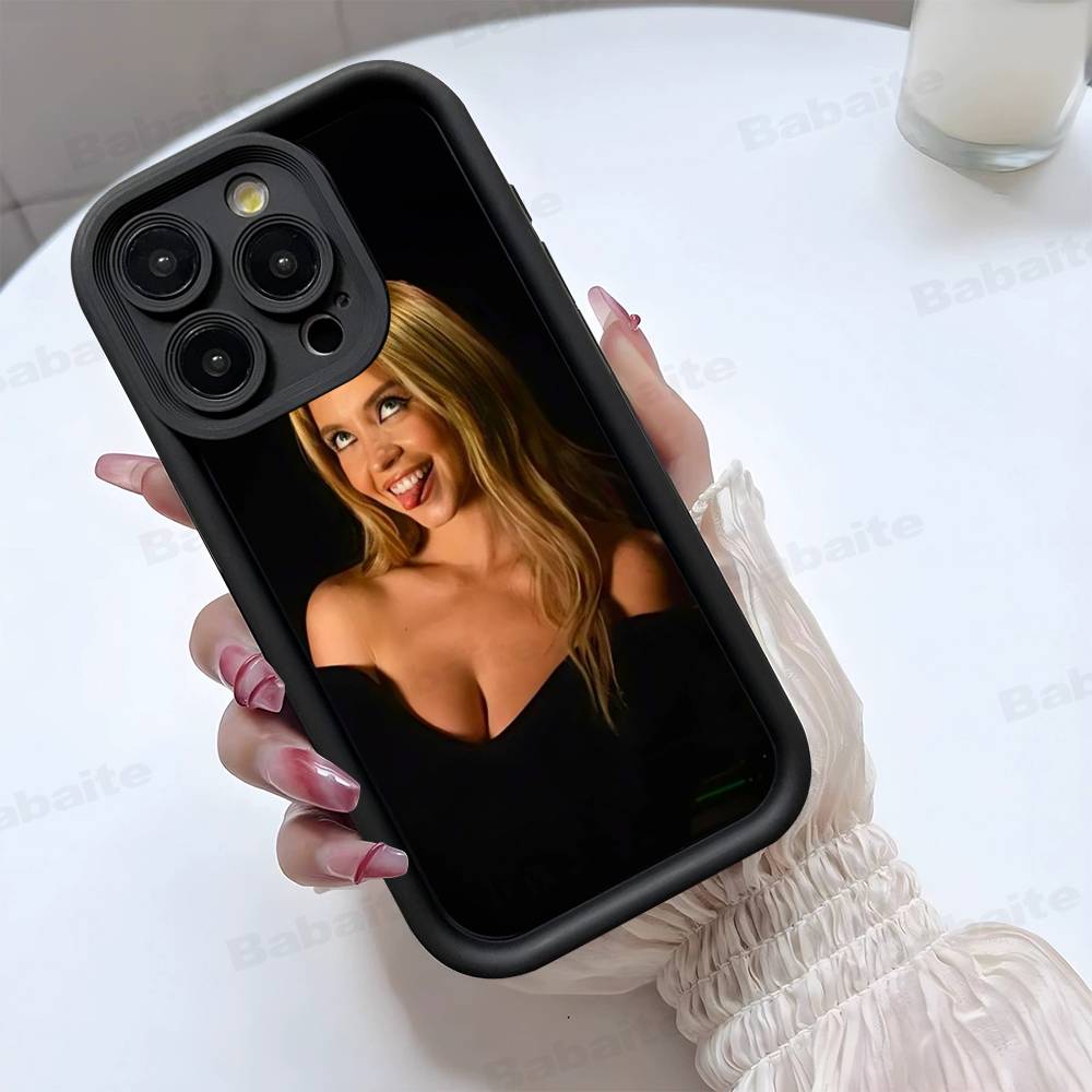 Sängerin Sydney S-Sweeney Handyhülle Für IPhone 17 16 15 14 13 12 11 Pro Max Plus Mini Glück Hülle
