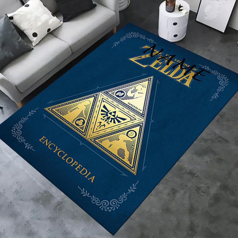 The Legend of Zelda: Hyrule Historia Office Carpet Soft Polyester Entrance Carpet Washable Non slip