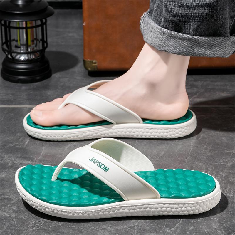 Fashion Flip Flops Casual Innovative Design Shoes Men Soft-soled Lightweight Massage Slippers High-quality Exclusive Brand Slide