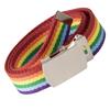 Braided Rainbow Waist Chain Belt for Women Prom Banquet Club Party Hot Girl Rainbow Elegant Woven Belt