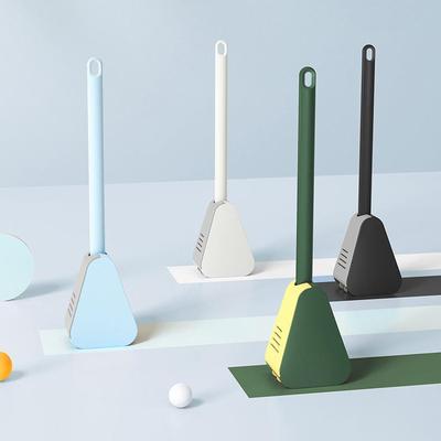 Silicone Bristle Toilet Brush Quickly Drying Holder Bathroom Toilet Cleaning Brush Bendable Silicone Brush Head WC Accessories
