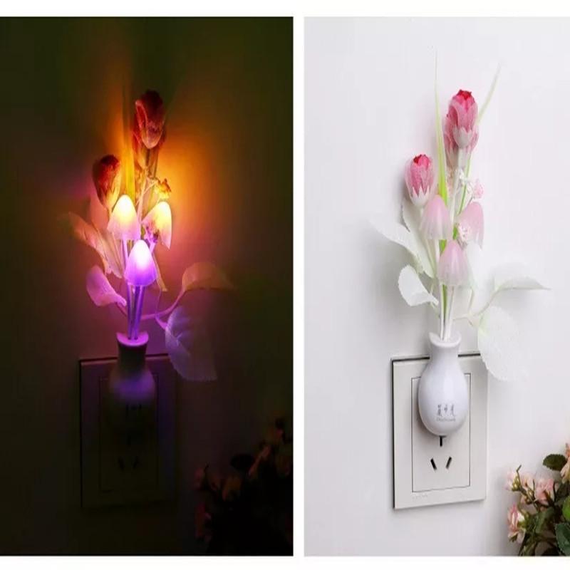 

Креативный тюльпановый сиреневый ночник с мягким романтическим датчиком, лампа для детской кровати one size розовый