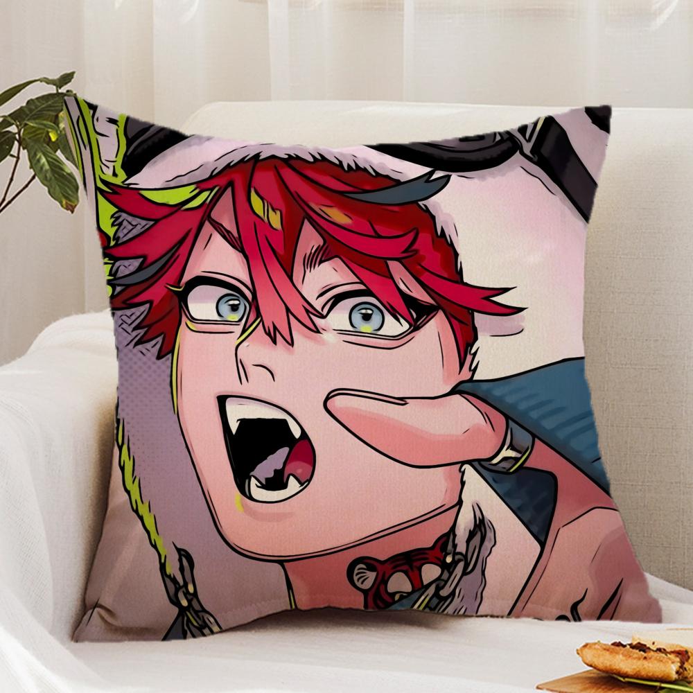 Manga G-Gokurakugai Cushion Cover Premium Comfort Reversible Pillow Cover - Dual - Use Design for Home & Car