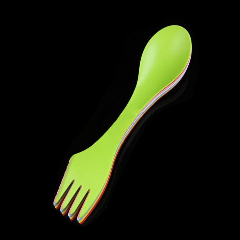 Outdoor Tableware Dessert Spoon Utensil Spoon Fork Spork Plastic Spoon Bottle Opener Fork
