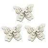 50pcs Wooden Mini Mixed Wood Butterfly Decor Ideal Craft Card Making Scrapbooking