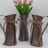 Metal Floral Holder, Durability Rusts Finish Country Holder Milk Can for Homes Gardening Flower Holder Decorations