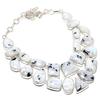 Rainbow Moonstone Gemstone 925 Sterling Silver Jewelry Necklace 18" SU-9768