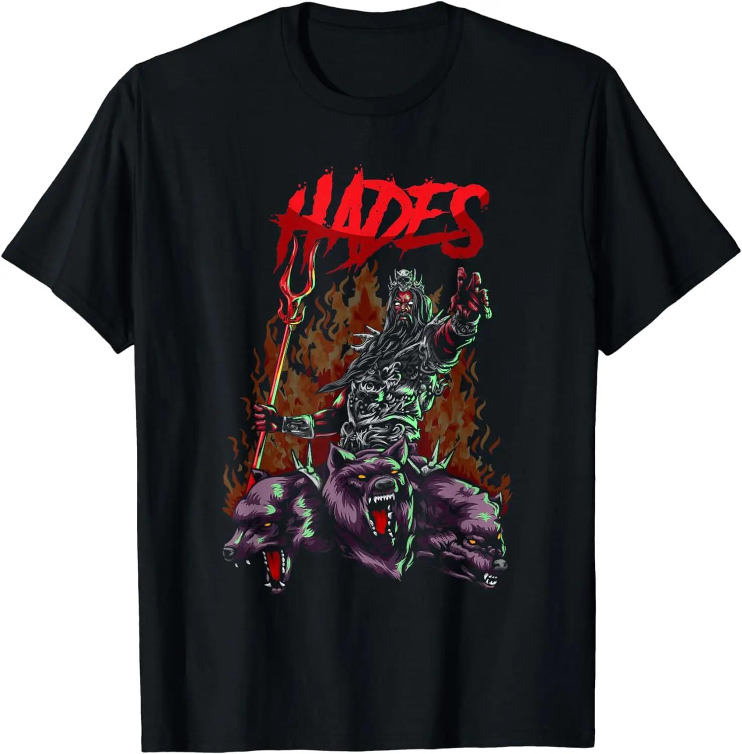 

Ancient Greek Mythology God of The Underground Hades TShirt 100 Cotton ONeck Short Sleeve Casual Mens Tshirt Size S3XL S
