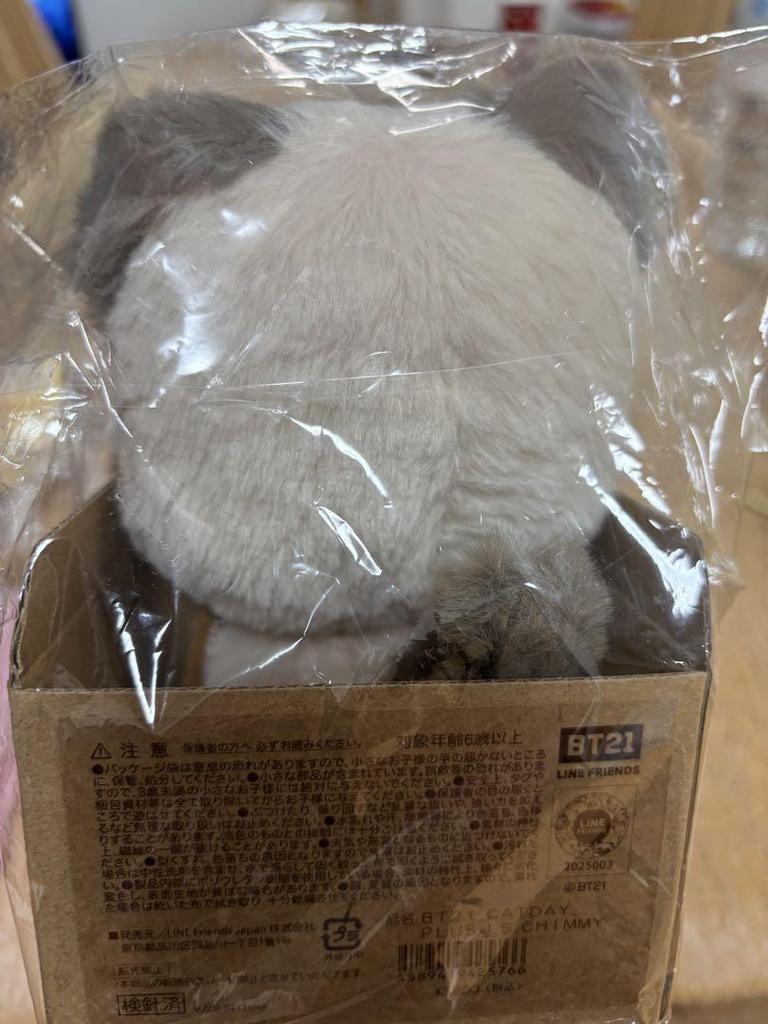 [USED] BT21 Plush Toy (CAT DAY) CHIMMY
