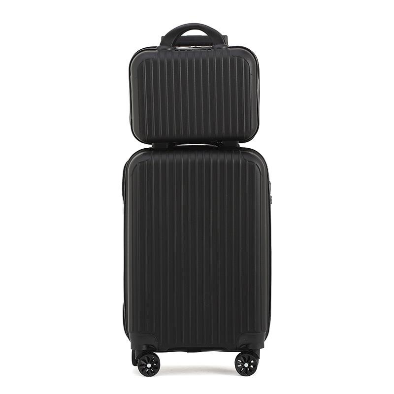 

Стильный 20-дюймовый многоцветный чемодан на колесах - Дорожная тележка большой вместимости 20-inch чёрный