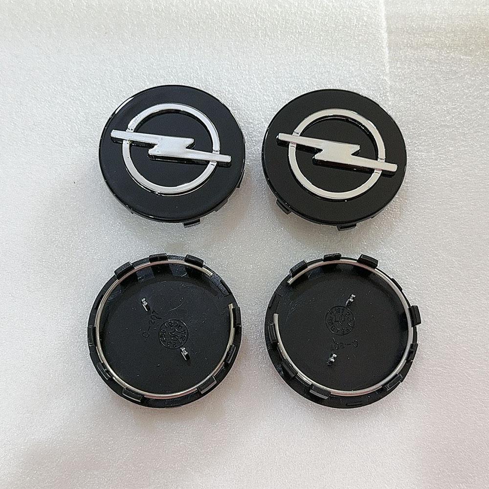 4 stk 58mm Hjulsenterkapsel For Opel