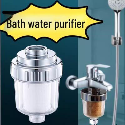 Hot Water Purifier Shower Head with Softener and Filter