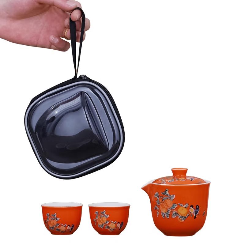 Yunyan Portable Ceramic Travel Tea Set