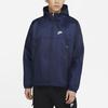 Nike Running Windbreaker Jacket With Hood Men Outerwear Blue DC6978-451