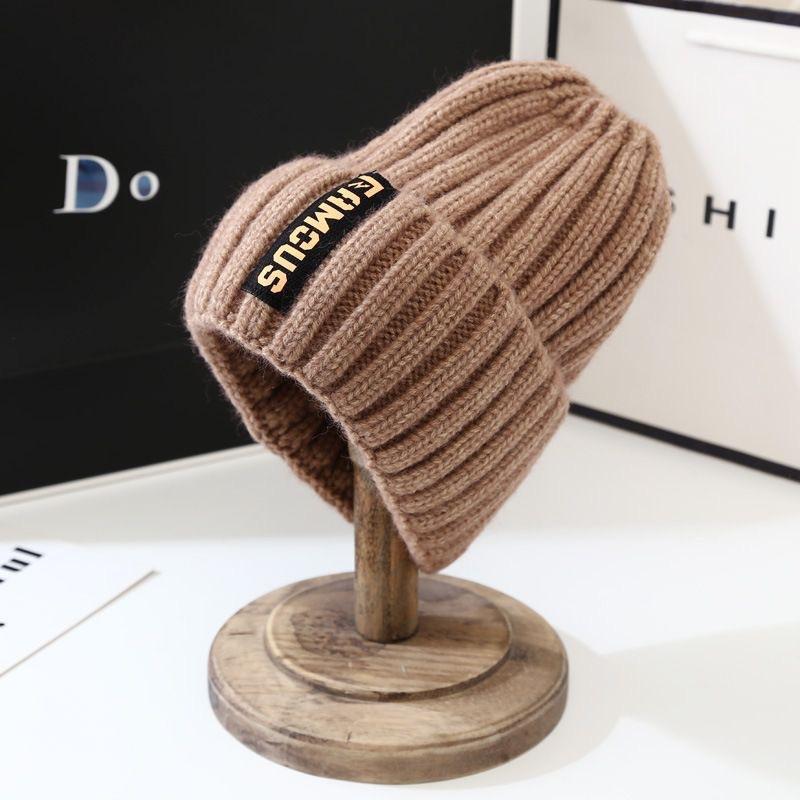 Cold Hat for Women In Autumn and Winter Korean Style Versatile Fashion Long Label Wool Hat for Winter Warm Men's Ear Protection Bag Head Knit Hat