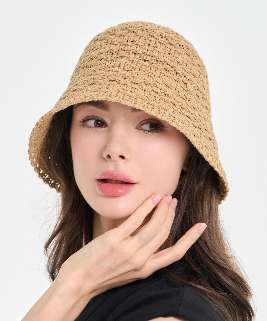 Koipeu Cotton Knitting Bucket Hat Cf091Ht112