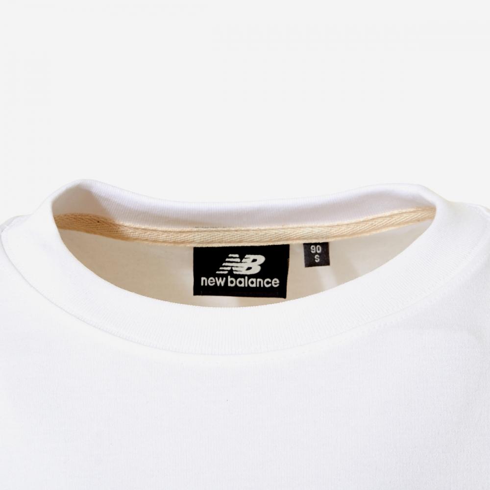 New Balance Uni Shorts Club Graphic Tee Nbnedb2423  10 White