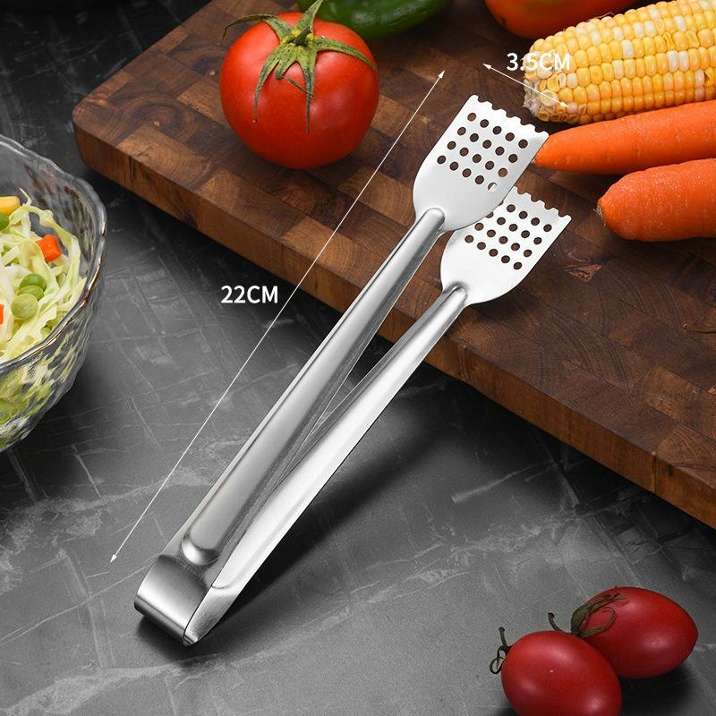 Edelstahl BBQ Lebensmittel Zange Anti Hitze Brot Clip Gebäck Klemme Grill Zange Küche Utensilien Kochen Küche Zubehör