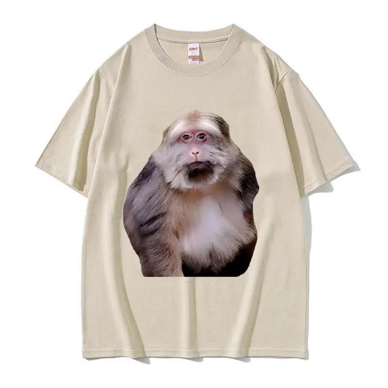 Funny Xing Xing Monkey Meme Graphic T Shirt Men  Women High Quality Cotton Tee Shirt Retro Fashion Short Sleeves Plus Size Loose