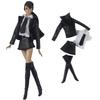1 Set 11,5 Zoll Puppe Lederkleidung 1/6 Puppenkleid 29-32 CM Puppenmantel Für FR ST Puppenzubehör Kleidung Damen Partykleidung JJ