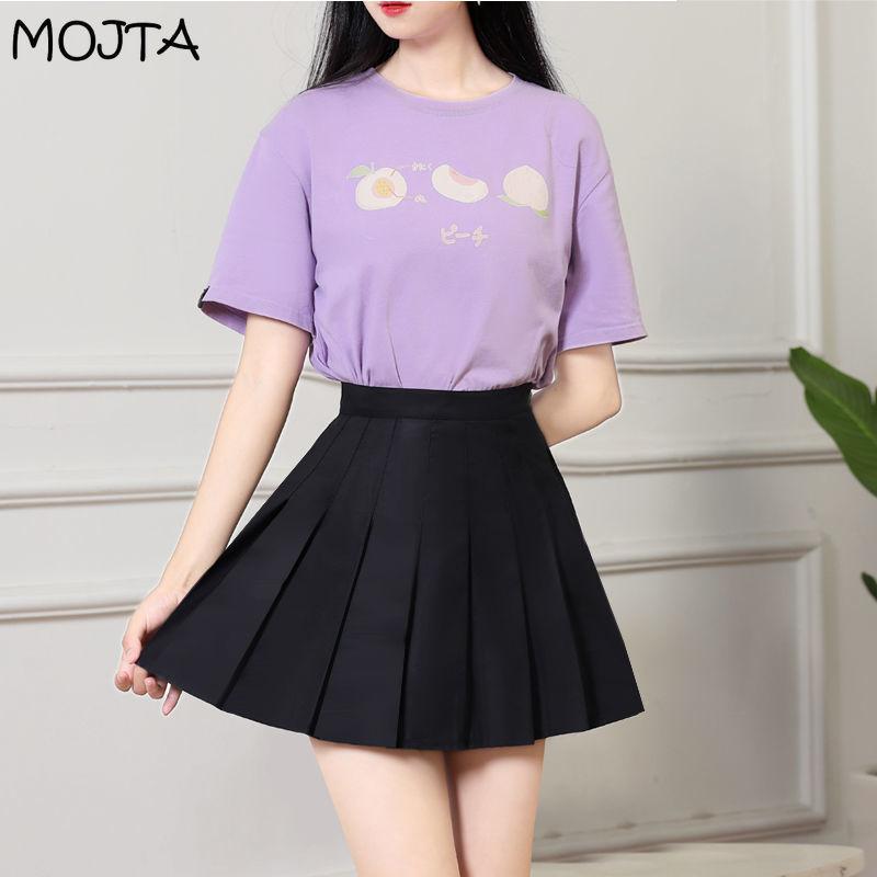 Летние женские корейские плиссированные юбки Женские мини-юбки Юбки с высокой талией — фото 3