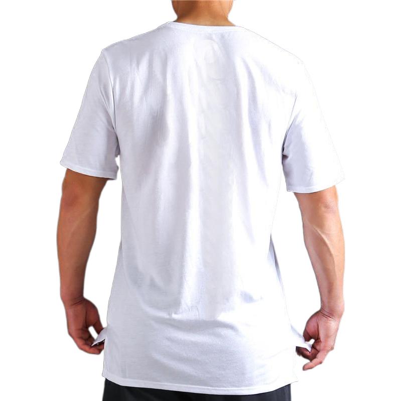 Nike Landscape Print Crew Neck T-Shirt Men Tops White 844505-101