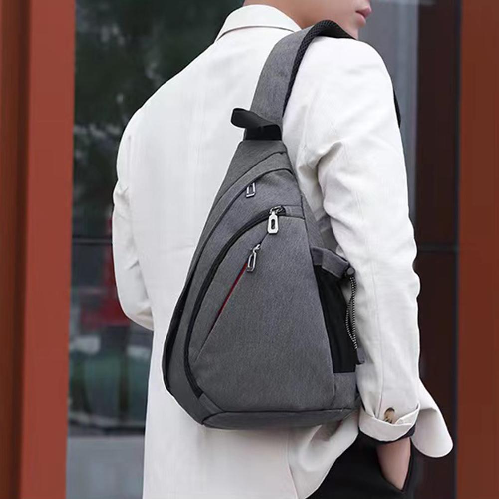 Men'S Chest Bag New Fashion Shoulder Sling Bag Backpack Casual Sports Shoulder Crossbody Bag Cross Body Chest Bag For Men Pack