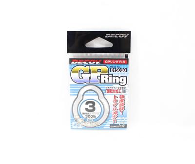 Decoy R-6 GP Ring Super Strong and Small Solid Rings Size 3 (5038)