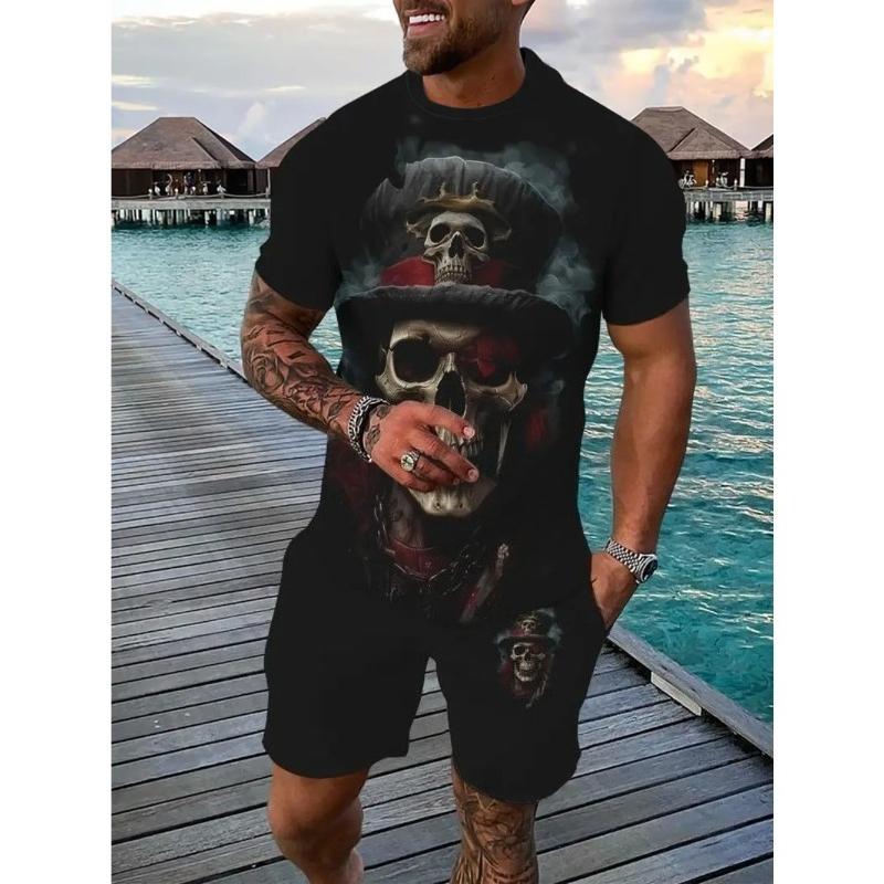 

Летняя забавная модель с принтом выражений, модная, удобная, свободного кроя, повседневная, спортивная, мужская, с коротким рукавом, спортивная одежда 6XL